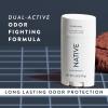 imageNative Deodorant  Natural Deodorant for Men Aluminum Free with Baking Soda Probiotics Coconut Oil and Shea Butter  CharcoalCharcoal