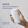 imageNative Deodorant Contains Naturally Derived Ingredients 72 Hour Odor Control  Seasonal Scents for Women and Men Aluminum Free with Baking Soda Coconut Oil and Shea Butter  Lilac ampamp White TeaButtercream  French Vanilla