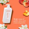 imageNative Moisturizing Body Wash Contains Naturally Derived Ingredients  For Women ampamp Men Sulfate Paraben ampamp Dye Free Leaving Skin Soft and Hydrated  Lily Milk ampamp White Sage 18 ozPeach  Orange Blossom