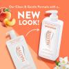 imageNative Moisturizing Body Wash Contains Naturally Derived Ingredients  For Women ampamp Men Sulfate Paraben ampamp Dye Free Leaving Skin Soft and Hydrated  Lily Milk ampamp White Sage 18 ozPeach  Orange Blossom