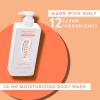 imageNative Moisturizing Body Wash Contains Naturally Derived Ingredients  For Women ampamp Men Sulfate Paraben ampamp Dye Free Leaving Skin Soft and Hydrated  Lily Milk ampamp White Sage 18 ozPeach  Orange Blossom