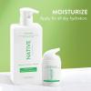 imageNative Moisturizing Daily Facial Moisturizer Gentle Face Lotion Hydrating Cream for Women and Men with Vitamin B3 ampamp Coconut Lightweight Non Greasy Formula  17 fl ozSensitive  Aloe  Vitamin B3