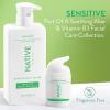 imageNative Moisturizing Face Wash Spa Day Every Day Facial Cleanser 2 Pack  Daily Face Cleaner for Radiant and Bright Skin Coconut ampamp Vanilla 12 fl ozUnscented