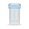 imageNative Deodorant  Natural Deodorant for Men Aluminum Free with Baking Soda Probiotics Coconut Oil and Shea Butter  CharcoalPowder  Cotton