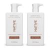 imageNative Moisturizing Face Wash Spa Day Every Day Facial Cleanser 2 Pack  Daily Face Cleaner for Radiant and Bright Skin Coconut ampamp Vanilla 12 fl ozCoconut  Vanilla