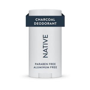 imageNative Deodorant  Natural Deodorant for Men Aluminum Free with Baking Soda Probiotics Coconut Oil and Shea Butter  CharcoalCharcoal