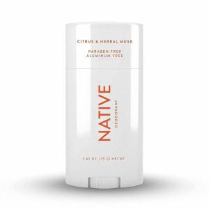 imageNative Deodorant  Natural Deodorant for Men Aluminum Free with Baking Soda Probiotics Coconut Oil and Shea Butter  CharcoalCitrus  Herbal Musk
