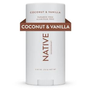 imageNative Deodorant Contains Naturally Derived Ingredients 72 Hour Odor Control  Deodorant for Women and Men Aluminum Free with Baking Soda Coconut Oil and Shea Butter  Lavender ampamp RoseCoconut  Vanilla