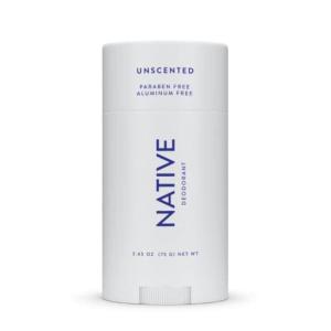 imageNative Deodorant Contains Naturally Derived Ingredients 72 Hour Odor Control  Deodorant for Women and Men Aluminum Free with Baking Soda Coconut Oil and Shea Butter  Lavender ampamp RoseUnscented