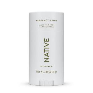 imageNative Deodorant Contains Naturally Derived Ingredients 72 Hour Odor Control  Seasonal Scents for Women and Men Aluminum Free with Baking Soda Coconut Oil and Shea Butter  Lilac ampamp White TeaBergamot  Pine