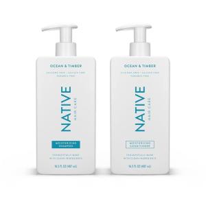 imageNative Ocean ampamp Timber Shampoo and Conditioner Contain Naturally Derived Ingredients  All Hair Types Color ampamp Treated Fine to Dry Damaged Sulfate ampamp Dye Free  2Pack