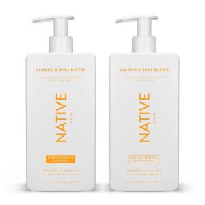 imageNative Shampoo and Conditioner contain Naturally Derived Ingredients  All Hair Types Color ampamp Treated Fine to Dry Damaged  Sulfate ampamp Dye Free  Citrus ampamp Herbal Musk 165 fl oz each 2 packAlmond  Shea Butter