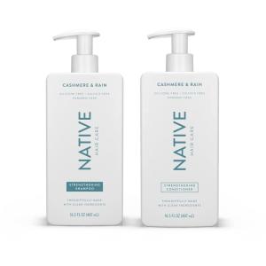imageNative Shampoo and Conditioner contain Naturally Derived Ingredients  All Hair Types Color ampamp Treated Fine to Dry Damaged  Sulfate ampamp Dye Free  Citrus ampamp Herbal Musk 165 fl oz each 2 packCashmere  Rain