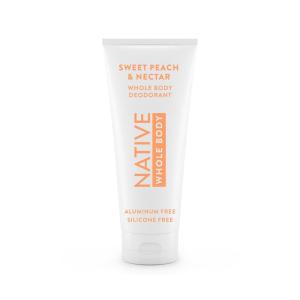 imageNative Whole Body Deodorant Cream Contains Naturally Derived Ingredients Deodorant for Women ampamp Men  72 Hour Odor Protection Aluminum Free with Coconut Oil and Shea Butter  Sweet Peach ampamp Nectar
