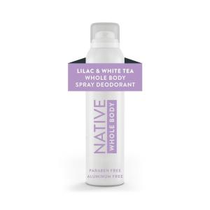 imageNative Whole Body Deodorant Spray Contains Naturally Derived Ingredients Deodorant for Women ampamp Men  72 Hour Odor Protection Aluminum Free with Coconut Oil and Shea Butter  Coconut ampamp VanillaLilac  White Tea
