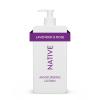 imageNative Body Lotion Contains Naturally Derived PlantBased Moisturizers for Women and Men  Restores Dry Skin Lilac ampamp White Tea 165 fl ozLavender