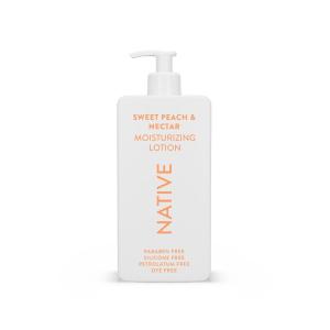 imageNative Body Lotion Contains Naturally Derived PlantBased Moisturizers for Women and Men  Restores Dry Skin Lilac ampamp White Tea 165 fl ozSweet Peach  Nectar