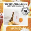 imageNative Body Wash Contains Naturally Derived Ingredients  For Women ampamp Men Sulfate Paraben ampamp Dye Free Leaving Skin Soft and Hydrated  Citrus ampamp Herbal Musk 18 ozCitrus  Herbal Musk