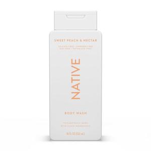 imageNative Body Wash Contains Naturally Derived Ingredients  For Women ampamp Men Sulfate Paraben ampamp Dye Free Leaving Skin Soft and Hydrated  Citrus ampamp Herbal Musk 18 ozSweet Peach  Nectar