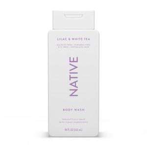 imageNative Body Wash Contains Naturally Derived Ingredients  For Women ampamp Men Sulfate Paraben ampamp Dye Free Leaving Skin Soft and Hydrated  Citrus ampamp Herbal Musk 18 ozLilac  White Tea