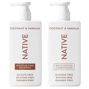 image:imageNative Desert Grass amp Sandalwood Shampoo and Conditioner Contain Naturally Derived Ingredients  All Hair Types Color amp Treated Fine to Dry Damaged Sulfate amp Dye Free  2PackCoconut  Vanilla