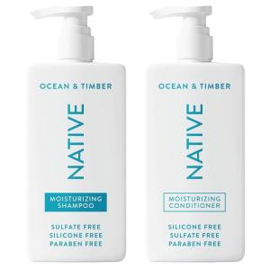 image:imageNative Desert Grass amp Sandalwood Shampoo and Conditioner Contain Naturally Derived Ingredients  All Hair Types Color amp Treated Fine to Dry Damaged Sulfate amp Dye Free  2PackOcean Timber