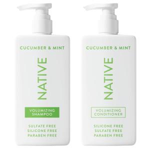 image:imageNative Desert Grass amp Sandalwood Shampoo and Conditioner Contain Naturally Derived Ingredients  All Hair Types Color amp Treated Fine to Dry Damaged Sulfate amp Dye Free  2PackCucumber  Mint