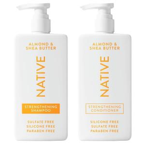 image:imageNative Desert Grass amp Sandalwood Shampoo and Conditioner Contain Naturally Derived Ingredients  All Hair Types Color amp Treated Fine to Dry Damaged Sulfate amp Dye Free  2PackAlmond  Shea Butter